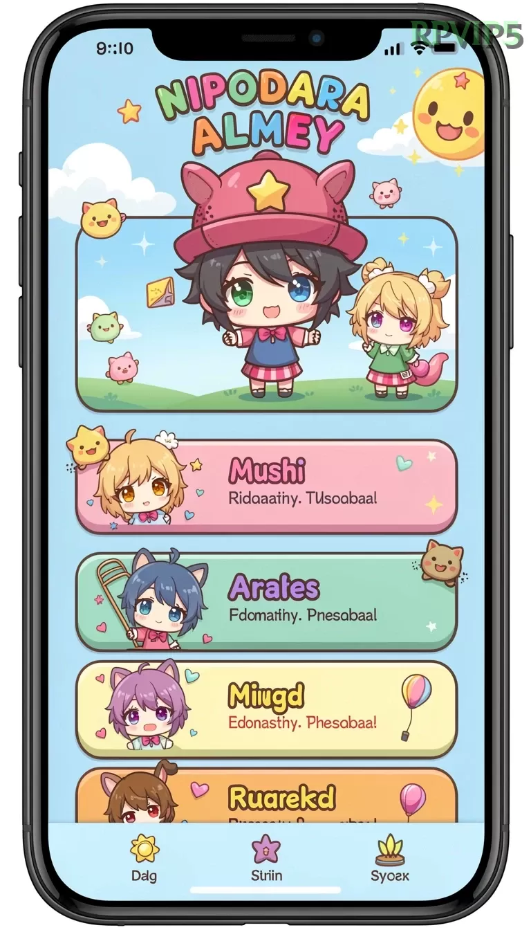 Cuplikan layar QTGAME — halaman utama